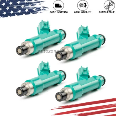 Inyector de combustible 4 piezas compatible con Suzuki Grand Vitara 2011 2013 JLX 2,4 L 15710-78K00 Foto 1 de 4