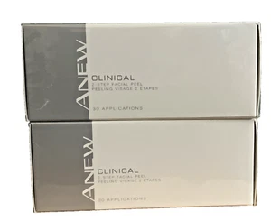 Avon Anew Clinical 2 Pasos Peeling Facial 30 Aplicaciones LOTE DE 2 - Imagen 1 de 2