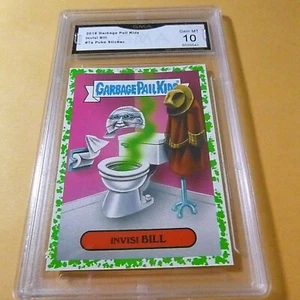 INVISI BILL 2018 GARBAGE PAIL KIDS CLASSIC FILM STICKER PUKE # 7A GRADED 10 - Bild 1 von 2