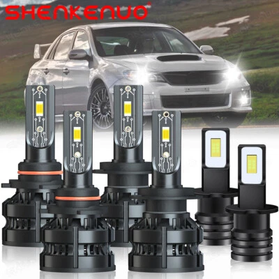 Para Subaru Legacy 2005 2006 2007 Combo 9005 H7 H3 Faro LED + Bombillas antiniebla Foto 1 de 4