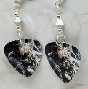 Orecchini Game of Thrones Bran Stark Plettro Chitarra con Cristalli Swarovski Argento - Foto 1 di 5