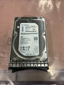 Lenovo 49Y6211 4TB ST4000NM0023 6Gb SAS Hard Drive 3.5" w/ Caddy 49Y6210 49Y6214 - Picture 1 of 2