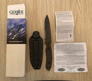 GERBER USA 06911 YARI-SERRATED 154CM  Tactical Knife RARE Collectible NIB. - Picture 1 of 10