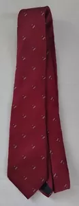 Trissardi Paris Milan New York red Men's Necktie preloved - Picture 1 of 5