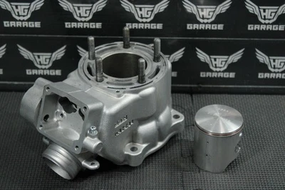 2004  KAWASAKI KX125 OEM STD 54MM CYLINDER JUG BARREL BORE TOP END WISECO PISTON - Image 1 of 4