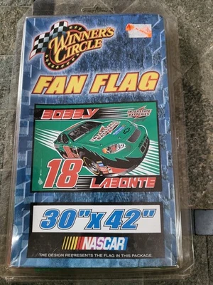 Labonte Nascar 18 Winners Circle Flag Interstate Batteries - Image 1 of 4