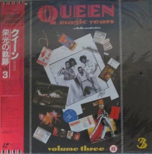 QUEEN (THE MAGIC YEARS VOL 3) LASERDISC IMPORT LO50-1114 INSERT & OBI - Picture 1 of 1