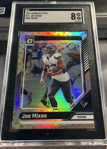 2024 Panini Donruss Optic Joe Mixon Silver Holo Fire Houston Texans RB Denver - Picture 1 of 4