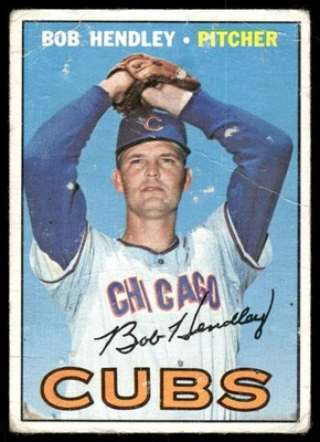 1967 Topps #256 Bob Hendley - POOR - Image 1 of 2