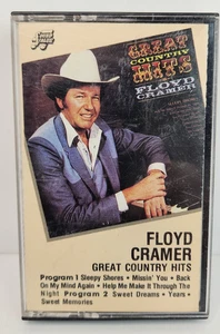 Floyd Cramer Great Country Hits Cassette - Picture 1 of 3