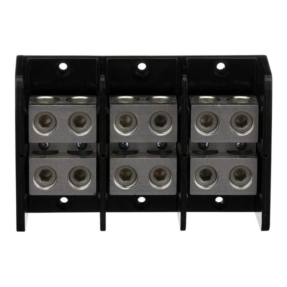 SQUARE D 9080LBA3652021 Power Distr Block,Al/Cu,600V AC/DC 10C737 - Image 1 of 1