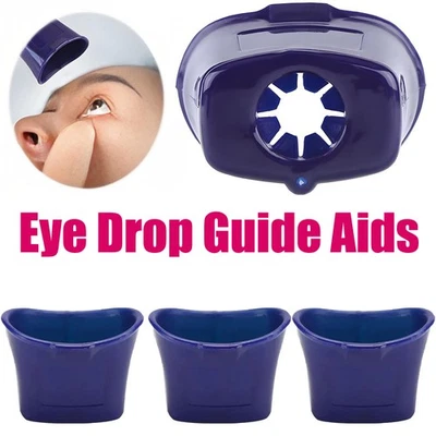 Aplicadores ergonômicos de conta-gotas guia colírio auxiliar de colírio - Imagem 1 de 4
