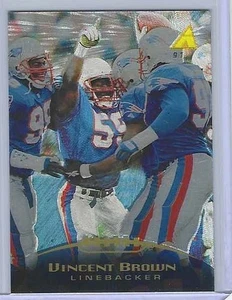 VINCENT BROWN 1995 PINNACLE TROPHY COLLEZIONE PARALLELO #94 PATRIOTI - Foto 1 di 2
