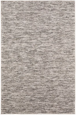 2x3 Dalyn Black Washed Faded Lines Shaded Solid Door Mat AC1 - Aprx 2' x 3' - Image 1 of 2