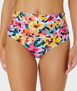 Anne Cole slip bikini donna vita alta floreale, multicolore, XS, MSRP $64 - Foto 1 di 7
