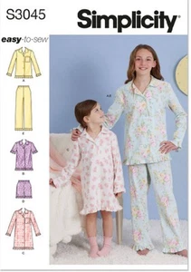 SIMPLICITY S3045 CHILDS & GIRLS TOP PANTS SHORTS Sewing Pattern Size 7-14 - Picture 1 of 2