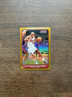 2006-07 Bowman Chrome Antoine Walker Gold /50 #24 - Image 1 of 3