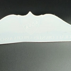 AOPA Aircraft Owners & Pilots Association Decal Sticker Inside Glass Window - Picture 1 of 7