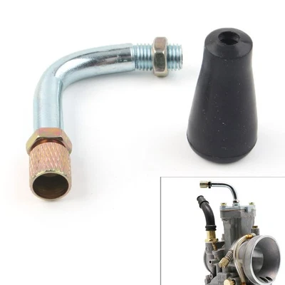 Carburetor Screw Guide Elbow Tube fit Dellorto PHBG ZSK Carb B Model Motorcycle - Image 1 of 4