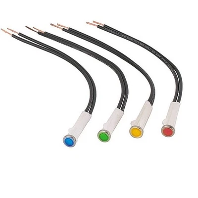 Speedway 91131054-AMB Single Universal LED Indicator Light Bulb, 5/16 Inch Amber - Imagem 1 de 4