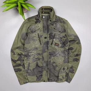 Sobrecamisa G-Star RAW Para Hombre Vintage Reco Verde Táctico Camuflaje Chaqueta Ligera Talla S - Imagen 1 de 18
