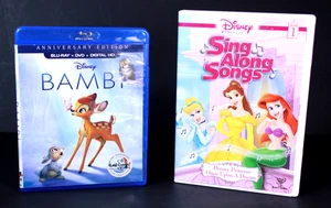 Bambi Blu-ray/DVD Anniversary Edition & Disney Princess Sing Along Songs DVD - Imagen 1 de 6