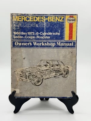 Mercedes Benz 230 250 280 Haynes Manual de taller 1968-1972 6 cil. Sohc Foto 1 de 4