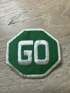 Vintage Go Patch New Old Stock - Picture 1 of 2
