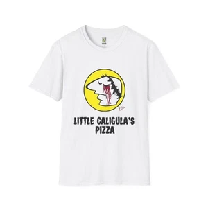 Little Caligula's Pizza Graphic Unisex T-Shirt Tee, Gift for Pizza Lovers - Picture 1 of 37