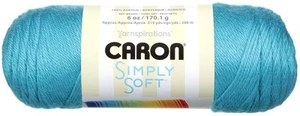 Caron Simply Soft Brites Garn - Blau Neuwertig H9700B-9608 - Bild 1 von 1