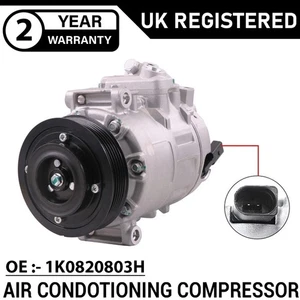 AIR CON AC COMPRESSOR PUMP FOR SEAT ALHAMBRA ALTEA IBIZA MK4 MK5 LEON TOLEDO MK2 - Picture 1 of 8