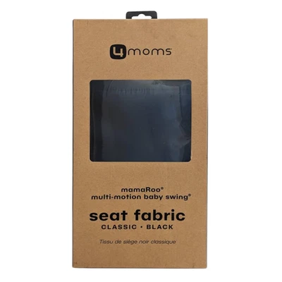 4moms Extra Seat Fabric, MamaRoo Baby Swing, Model 1046 in Black - NIB - Image 1 of 3