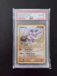 NIDOKING #8 PSA 10 HOLO POKEMON FIRE RED & LEAF GREEN 2004 POP 46 - Picture 1 of 2