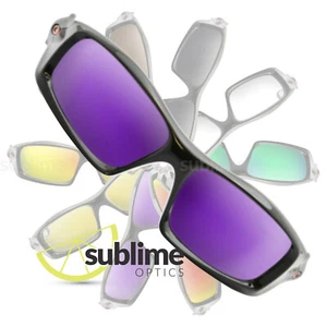 POLARIZED Metallic Indigo Purple Replacement Lenses For Oakley Monster Pup - Foto 1 di 5
