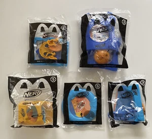 Nerf McDonald’s Happy Meal Toy #1 3 5 6 7 2023 Lot of 5 - Picture 1 of 2