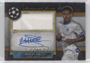 2020 Topps Museum Collection UCL Jumbo Relics Gold /50 Marley Ake Rookie Auto RC