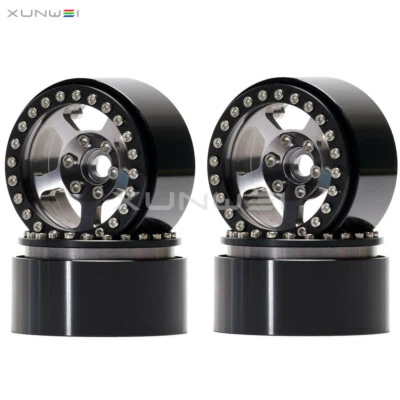 1.9" Alloy Beadlock Wheel Rim fits 1/10 RC Car Crawler Axial SCX10 Traxxas TRX-4 - Image 1 of 4