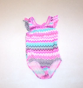 Girl's ZeroXposur Multi-color Print One-Piece Swimsuit 5/6 - Picture 1 of 2
