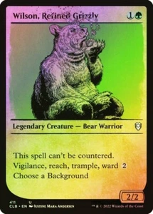 Wilson, Refined Grizzly FOIL SHOWCASE 411 Uncommon Commander Legends CLB MTG - Picture 1 of 1