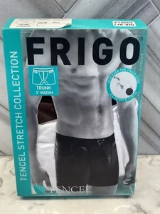 Frigo Tencel Stretch Boxer Brief XL 3" Inseam White, Adj Pouch, Wicking, Cool - Picture 1 of 4