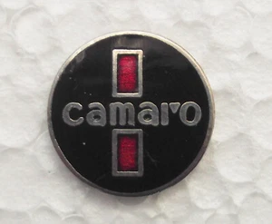 CHEVROLET CAMARO ENAMEL LAPEL BADGE. 15mm. DIAMETER, BUTTERFLY PIN FIXING - Picture 1 of 1