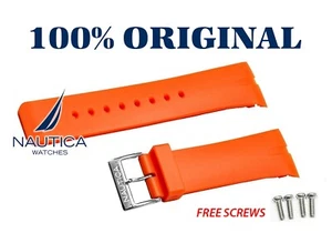 NAUTICA AUTHENTIC BAND STRAP ORANGE 28mm A23006G N15538G N13526G N34003G A23004G - Picture 1 of 4