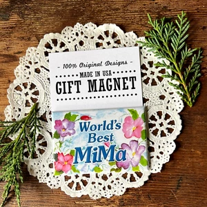Mejor MeMa del Mundo * Imán de Regalo * EE. UU. * DecoGreet * Imán Familiar - Imagen 1 de 5