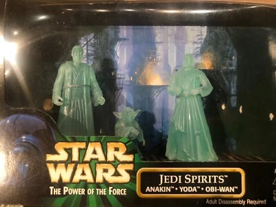Star Wars POTF VINTAGE Jedi Spirits paquete de 3 - Original Anakin Skywalker se envía rápido Foto 1 de 4