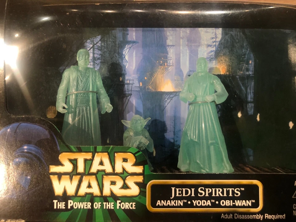 Star Wars POTF VINTAGE Jedi Spirits paquete de 3 - Original Anakin Skywalker se envía rápido Foto 1 de 4