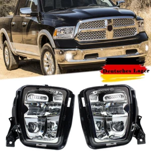 Silber LED Nebelscheinwerfer Nebel Licht Für Dodge Ram 1500 2013-2016 2017 2018 - Bild 1 von 10