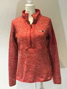 New England Patriots Antigua Women’s 1/4 Zip Red Fleece PullOver Long Sleeve Med - Picture 1 of 11