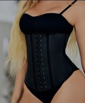 Corsé Entrenador Cintura 100% Látex Cincher Fajas Colombianas Modelador Corporal XS Foto 1 de 4