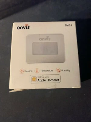 ONVIS Smart Motion Sensor Wireless SMS1 Works With Apple HomeKit New Open Box - Image 1 of 2