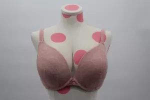 Cacique Smooth Boost Plunge 40D Floral Pink Cleavage Enhancing Lane Bryant - Picture 1 of 16